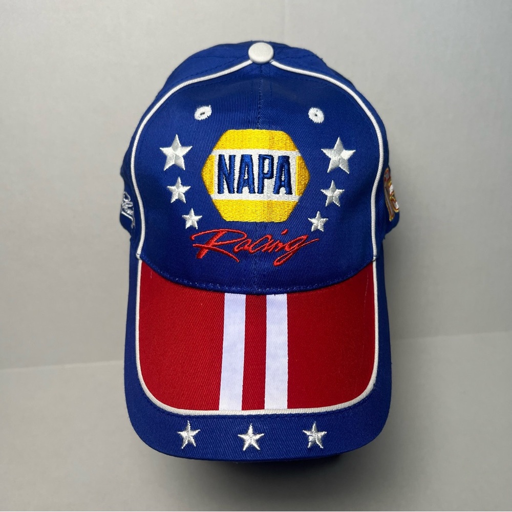NAPA RACING DALE EARNHARDT  BASEBALL HAT CAP USA PATRIOTIC STARS AND STRIPES
